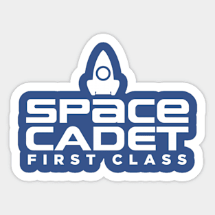 SPACE CADET First Class Sticker